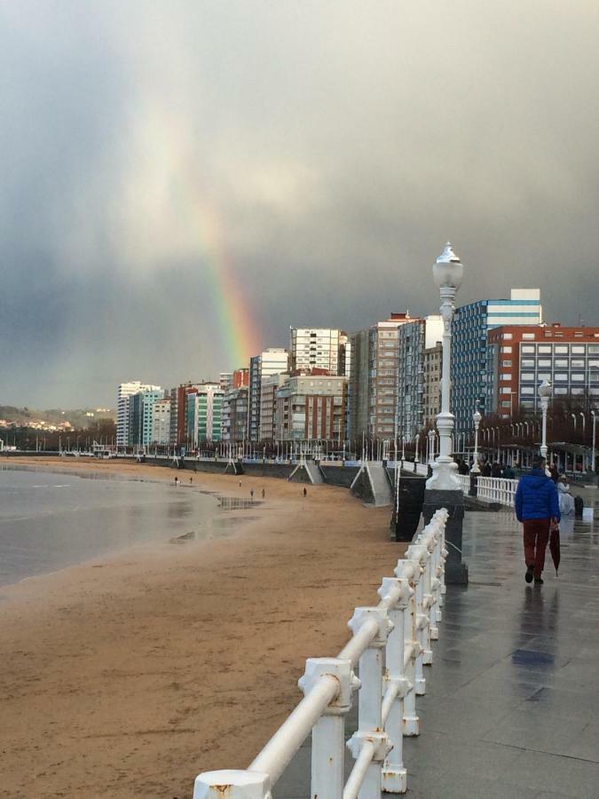 Vivienda En Gijon Frente Al Mar Villa Exterior foto