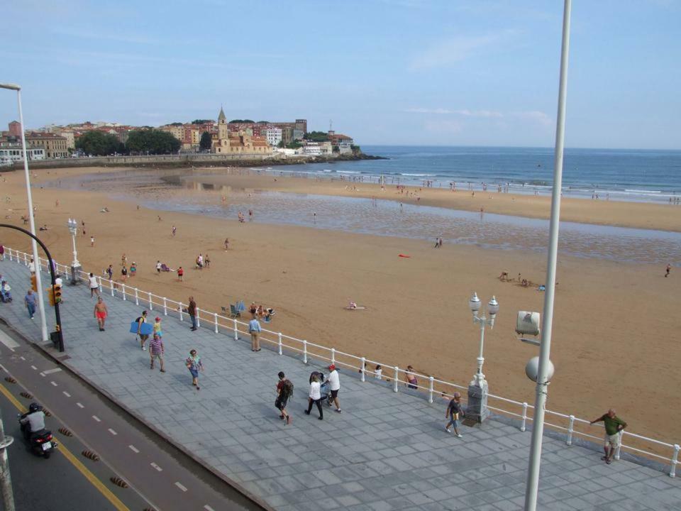 Vivienda En Gijon Frente Al Mar Villa Exterior foto